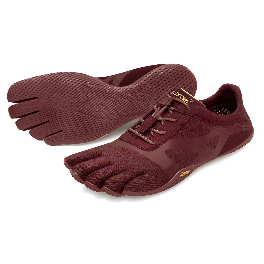 Vibram Fivefingers KSO EVO Bayan Spor Ayakkabı Bordo,RO0467932